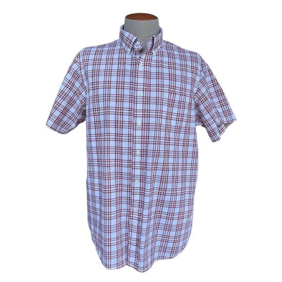 Cremieux Men’s Button Down Short Slv Shirt Sz XL Dad Spring/Summer Preppy - Picture 1 of 8